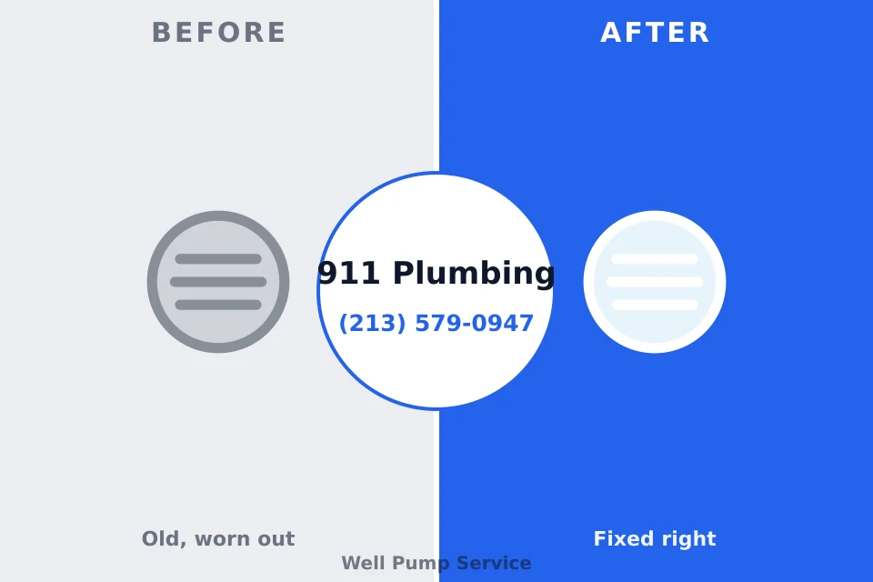 Before and after: plumbing repair Cicero, IN